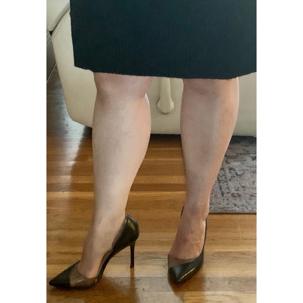 Black and PVC pump - Picture 4 of 4